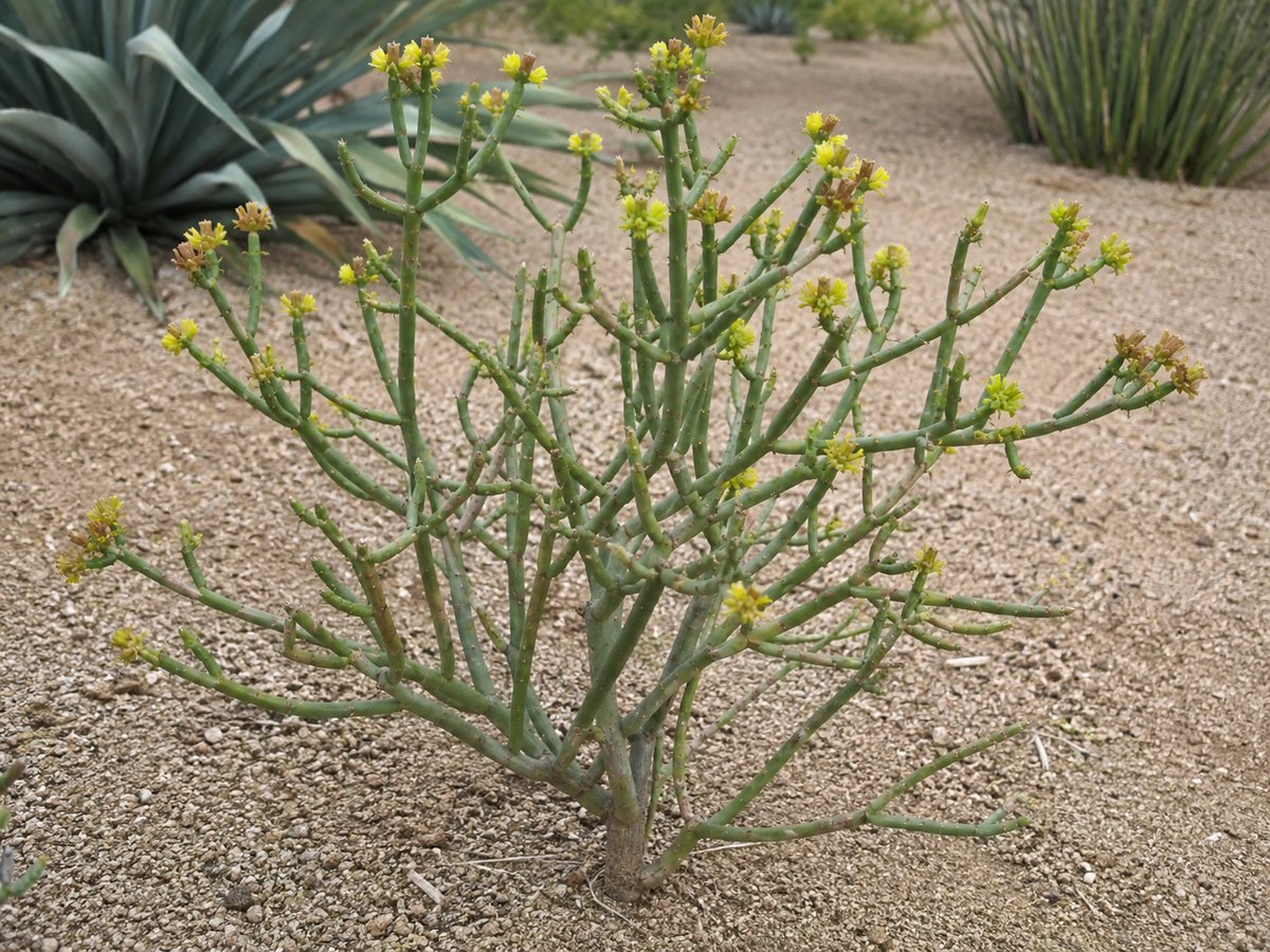Pencil Cholla (Cylindropuntia arbuscula) growing in Tucson